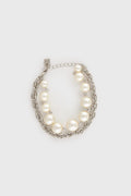 Chain and pearl bracelet