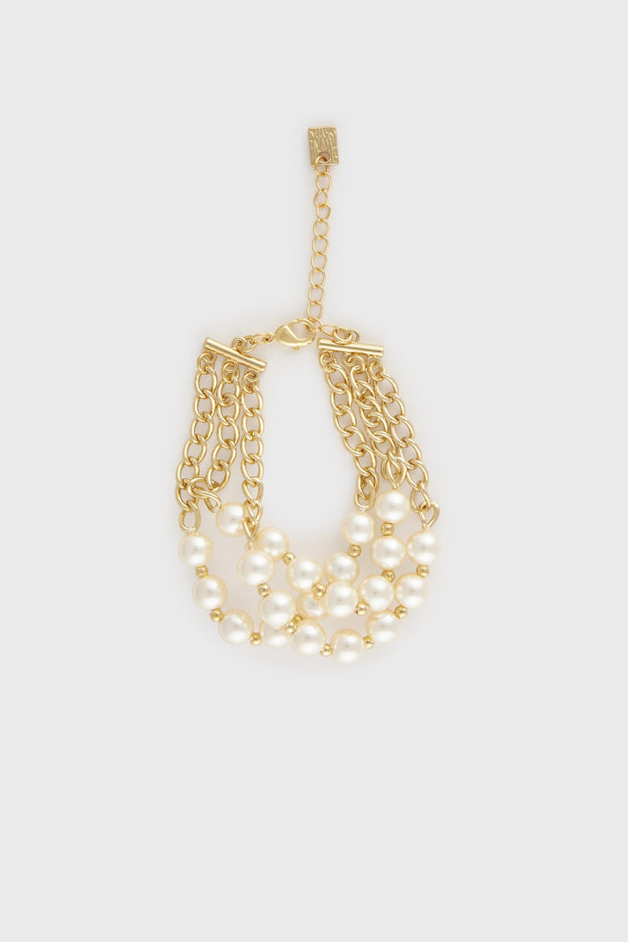 Chain and pearl bracelet