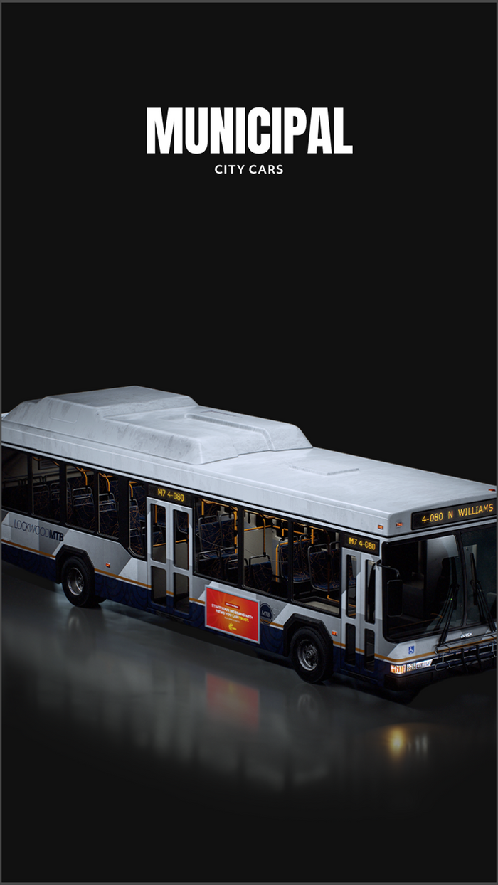 City Bus 3D Model