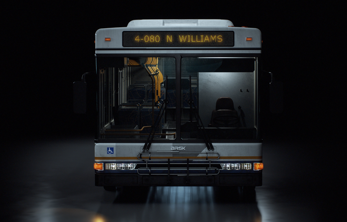 City Bus 3D Model