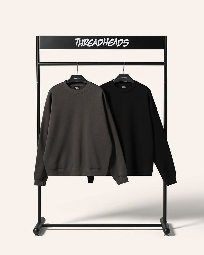 Classic Sweatshirt 2 Pack: Black, Charcoal