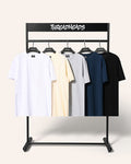 Classic Tee 5-Pack: Black, Navy, White, Natural, Grey