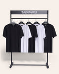 Classic Tee 5-Pack: Black & White