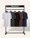 Classic Tee 5 Pack: Grey, Charcoal, Navy, Brown, Black
