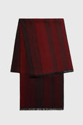 Colour blocking brushed scarf