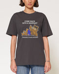 Come Back With A Warrant Charcoal T-Shirt