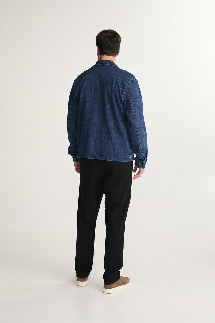 Comfort fit denim overshirt