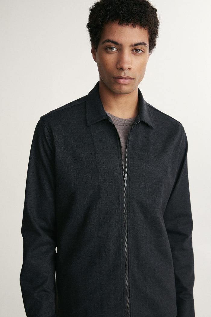 Comfort Fit Long Sleeve Overshirt