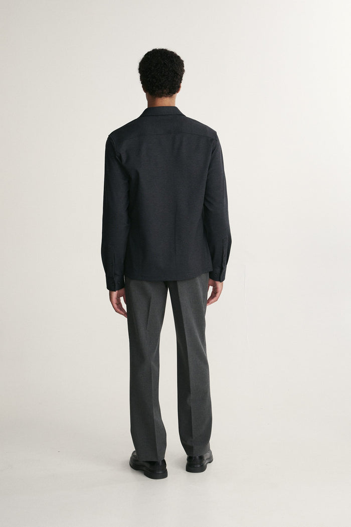 Comfort Fit Long Sleeve Overshirt