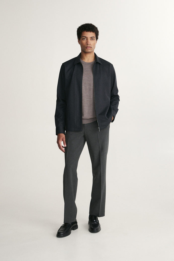 Comfort Fit Long Sleeve Overshirt