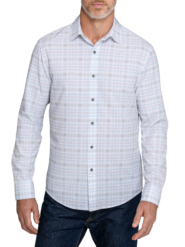 Compass Rose Grid Short Sleeve Shirt