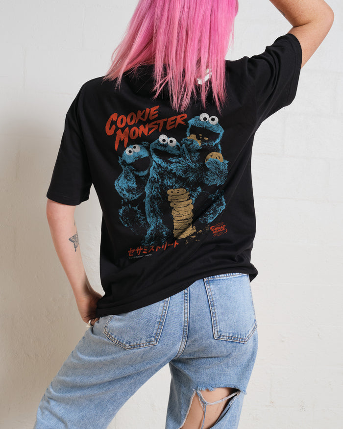 Cookie Kaiju Front and Back T-Shirt Australia Online