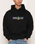 Cool Cat Black Hoodie