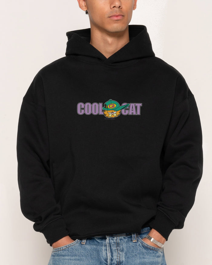 Cool Cat Black Hoodie