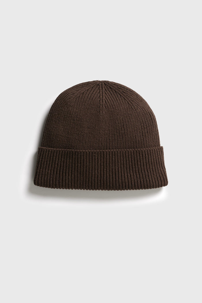 Cotton blend beanie hat