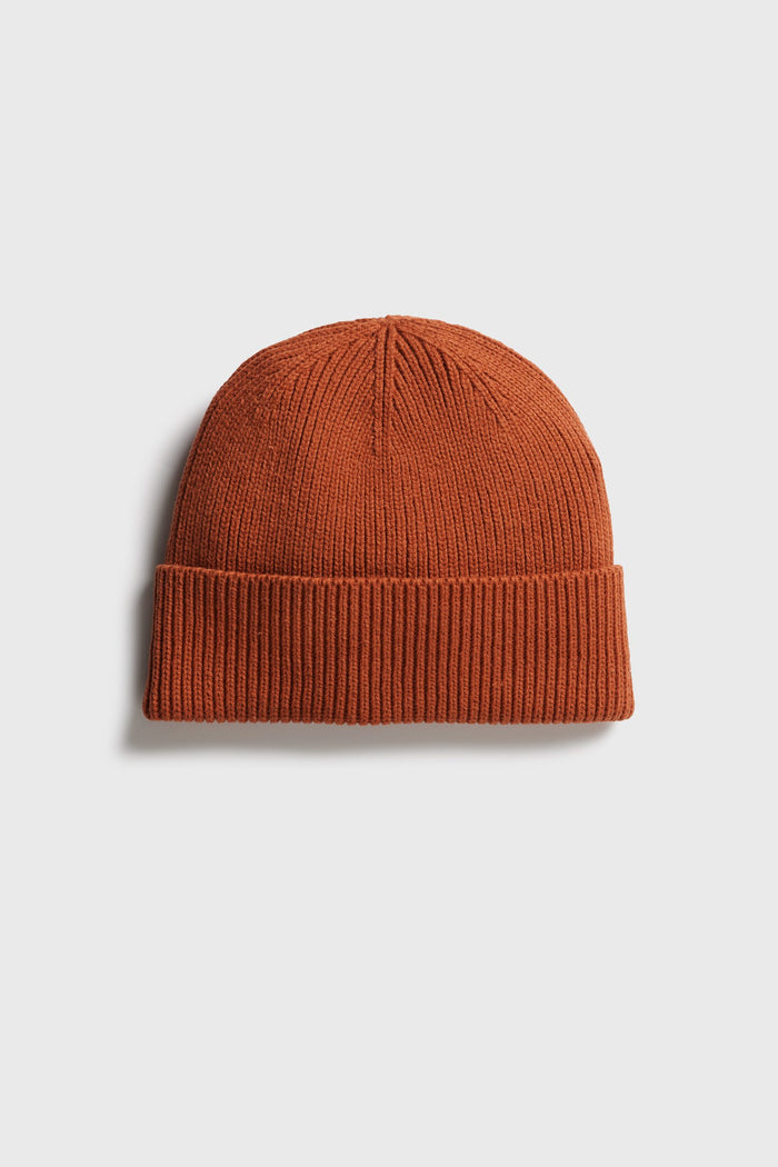 Cotton blend beanie hat