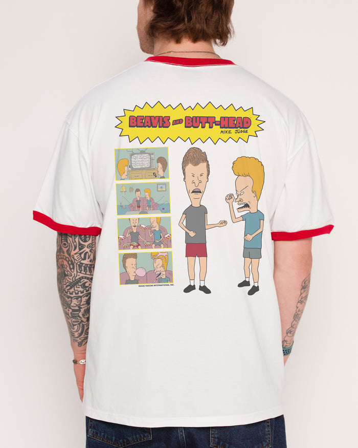 Couch Life Red Ringer T-Shirt