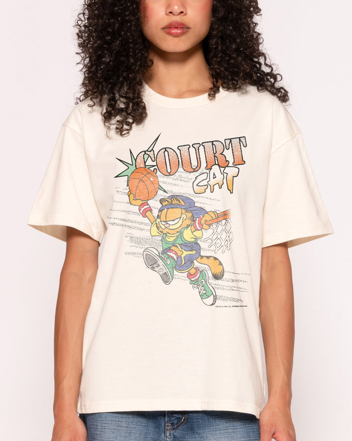 Court Cat Natural T-Shirt