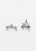 Crixel Spike Stainless Steel Rings Set of 2