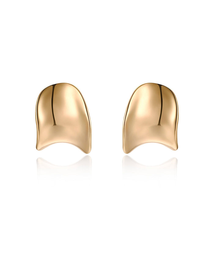 Curved Stud Earrings