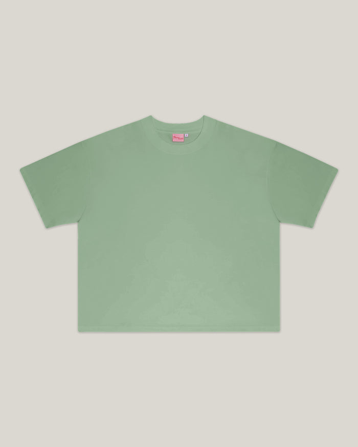 Custom Boxy Crop Tee #colour_pistachio