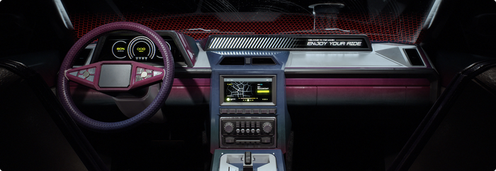 CyberPunk Lowrider 3D Model