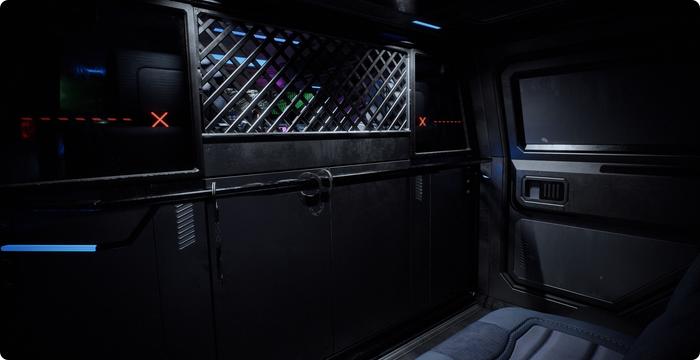 CyberPunk Police Car 3D Model