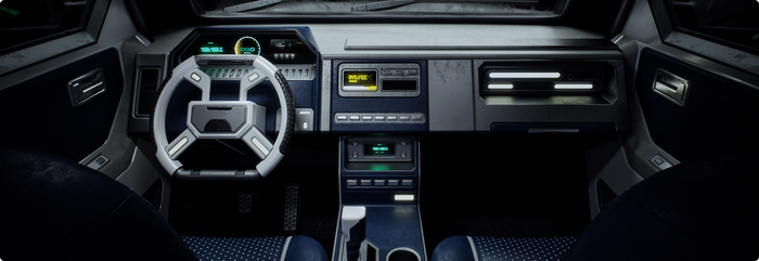 CyberPunk SUV 3D Model