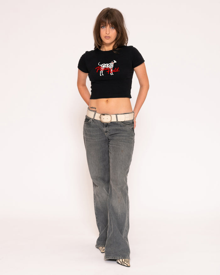 Dalmatian Black Baby Tee