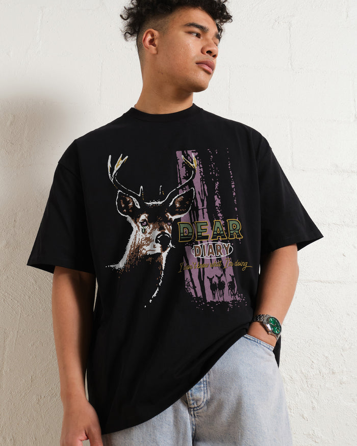 Dear Diary Oversized Tee Online Australia