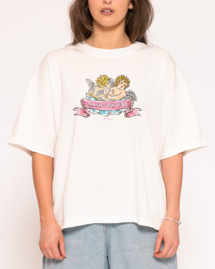 Do Not Disturb Boxy Crop Tee