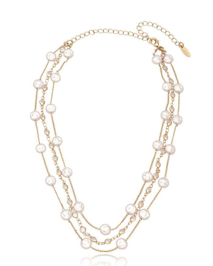 Dressed in Pearls Layered Necklace