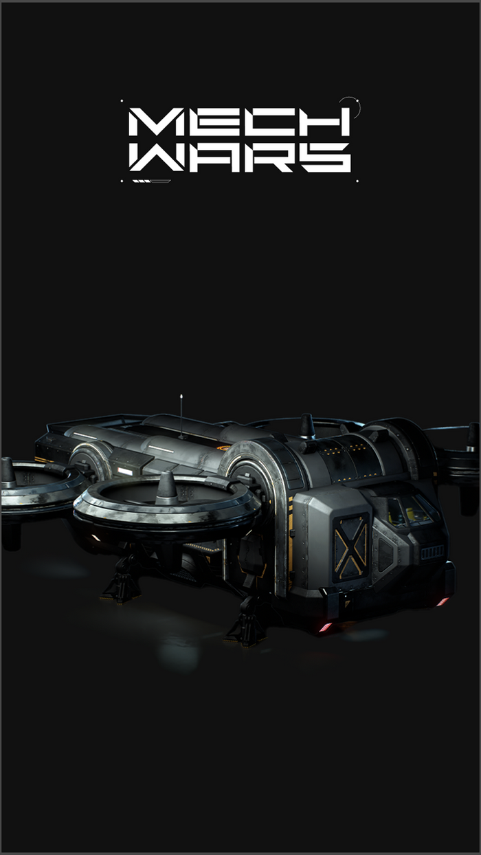 Dropship 3D Model
