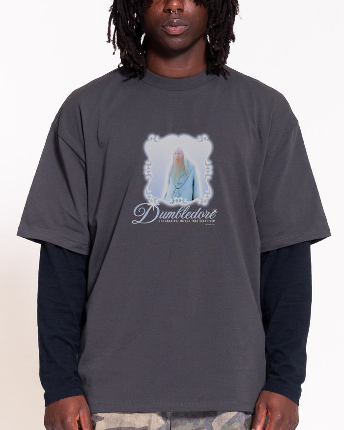 Dumbledore Charcoal Oversized Tee
