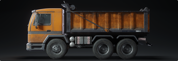 Dump Truck 3D Model