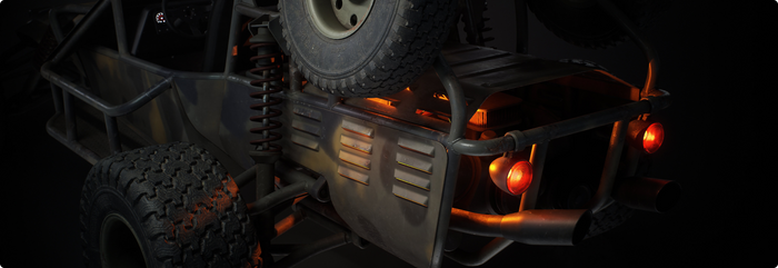 Dune Buggy 3D Model