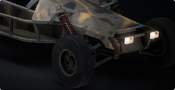 Dune Buggy 3D Model