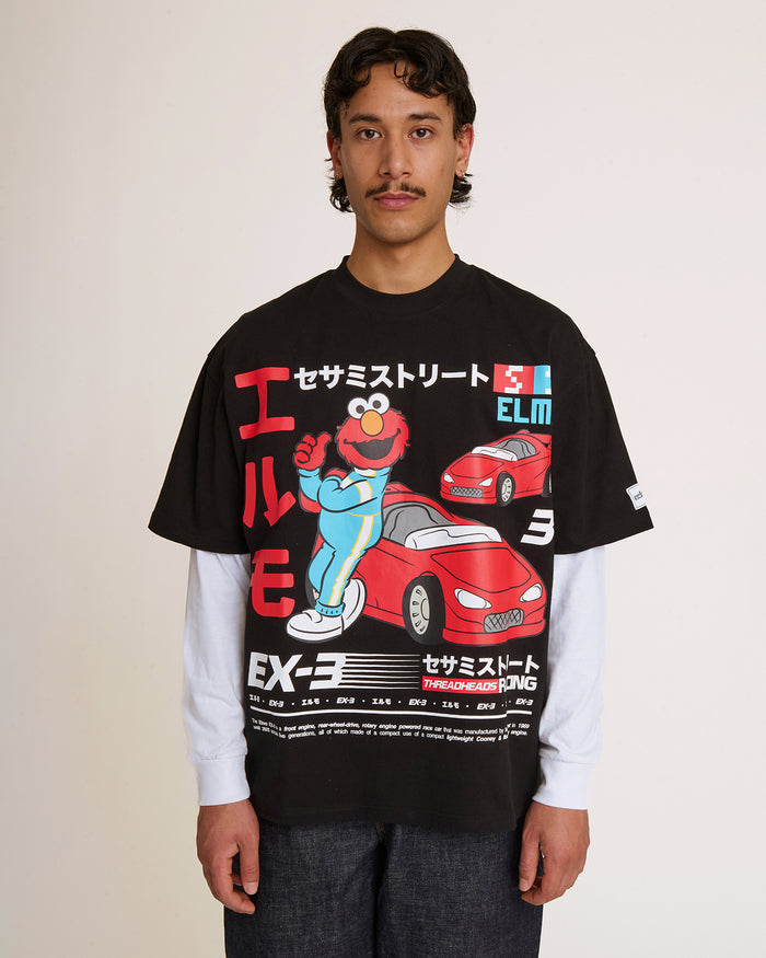 Elmo Tokyo Drift Oversized Tee Australia