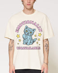 Emotionally Unavailable Cat Natural T-Shirt