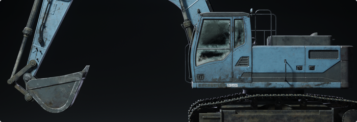 Excavator 3D Model