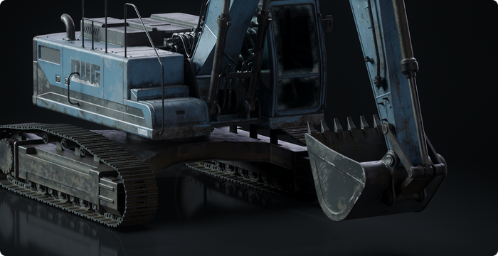 Excavator 3D Model