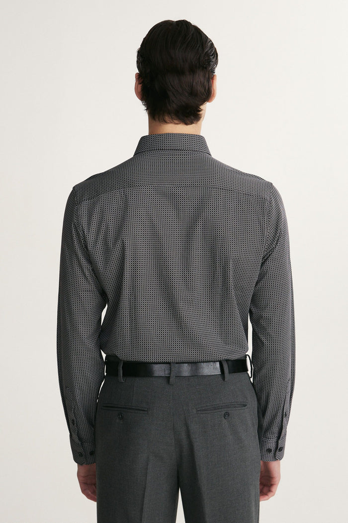 Extra-Fitted graphic print shirt