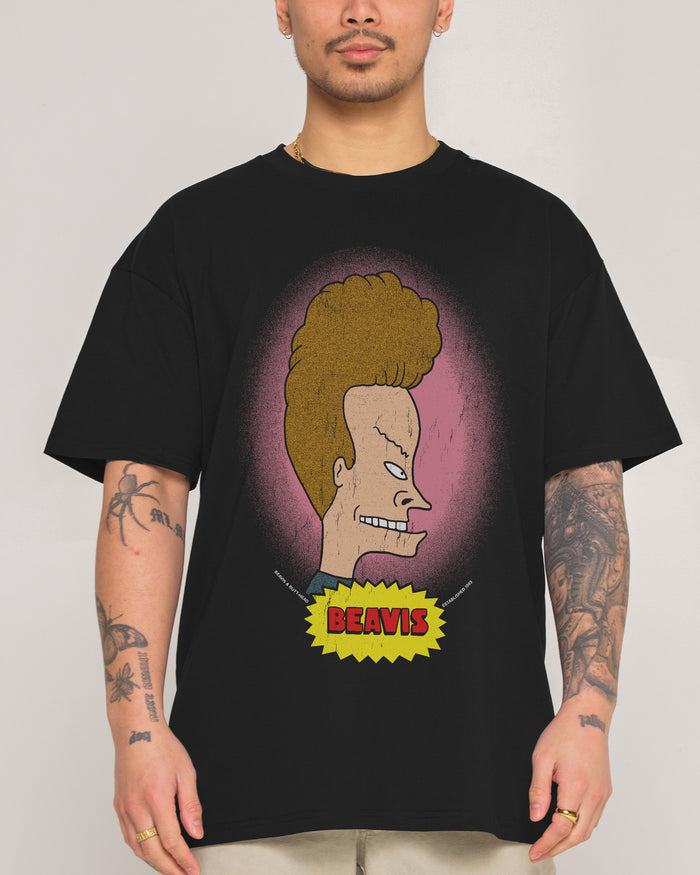 Face Off Black T-Shirt