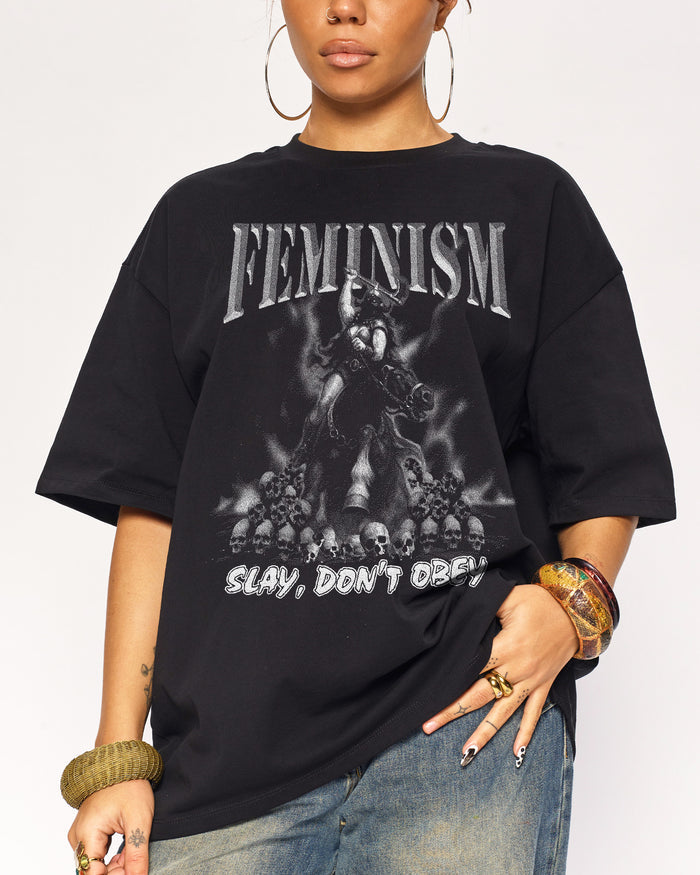 Feminist Raider Oversized Tee Australia