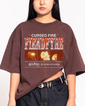 Fiendfyre Brown Oversized Tee