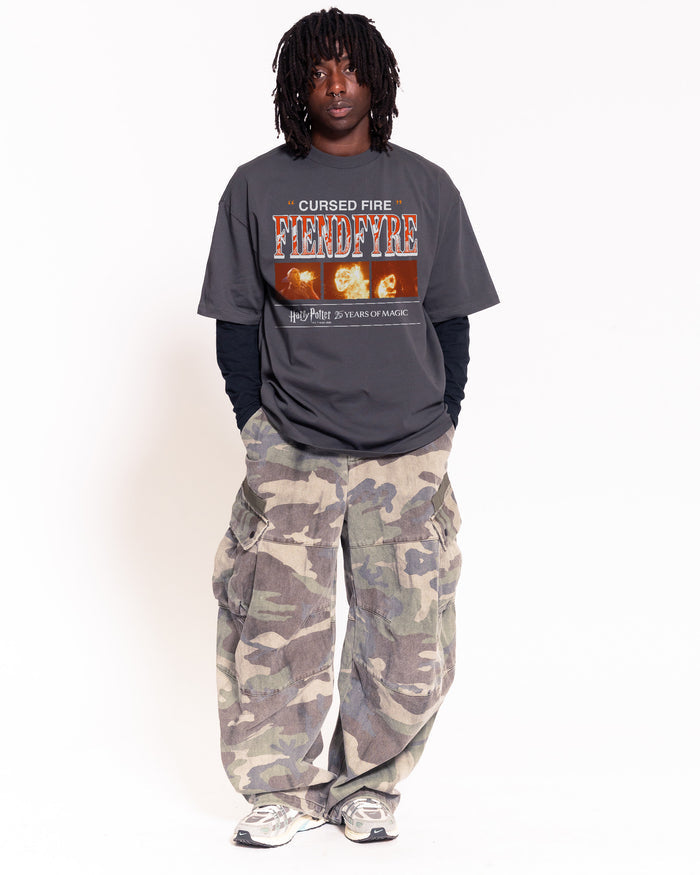 Fiendfyre Charcoal Oversized Tee