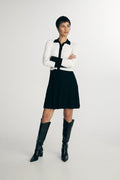 Fit & flare ribbed dress