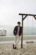 Fitted knit blazer
