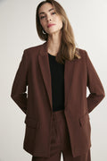Fluid straight blazer