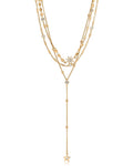 Forever Falling Multi-Chain Lariat Choker